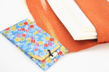 Arkaplanda renkli kumaş dokusu örnekleri