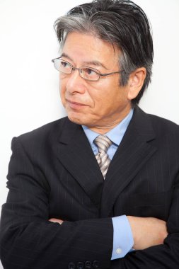 Asya iş adamı portresi