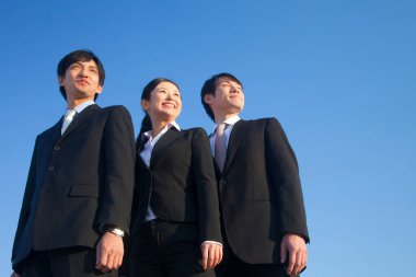 iş adamları birlikte ayakta