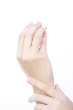 beyaz zemin üzerinde güzel eller 