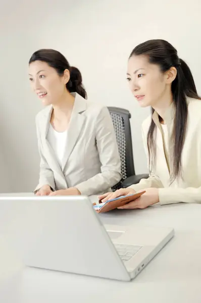 Business Women Working Office — Stock Photo, Image