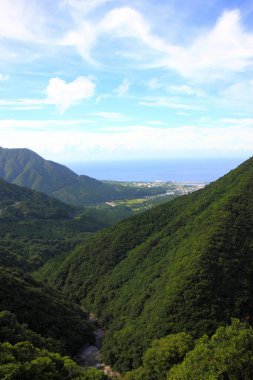 Dağların güzel manzarası
