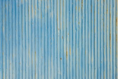 Eski mavi boyanmış metal arkaplan.
