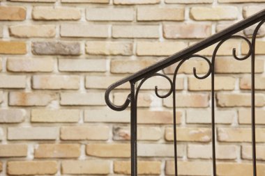 Kahverengi tuğla duvarın kusursuz dokusu