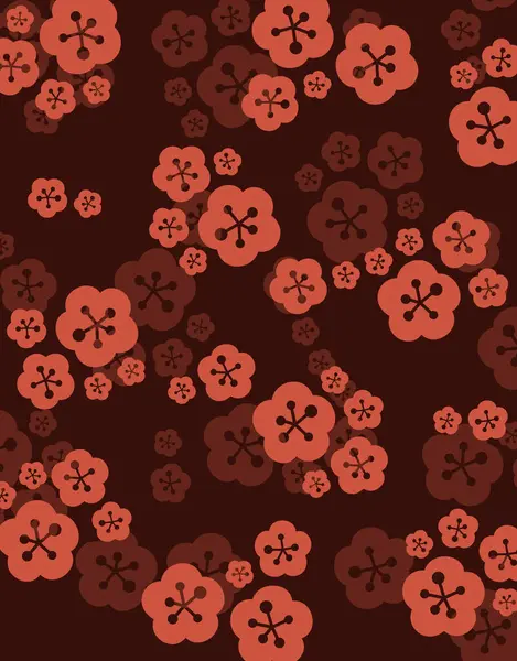 Цветочный Бесшовный Узор Цветочный Фон Ткани Текстиля Упаковки — стоковое фото