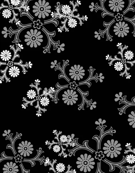 Naadloze Floral Pattern Achtergrond — Stockfoto