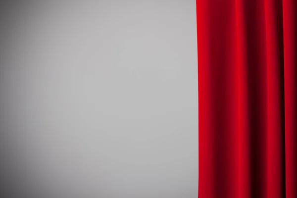 Illustrazione Della Bandiera Rossa Seta Italia — Foto Stock