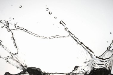 şeffaf su sıçrama arkaplanı.