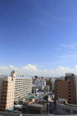 Şehir mimarisinin gerçek görüntüsü 