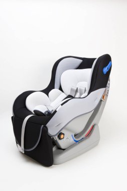 modern bebek koltuğu beyaz arka planda izole.         