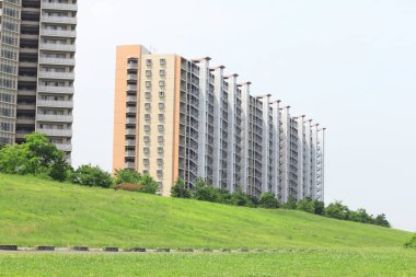 Hong Kong 'daki modern yerleşim yeri.