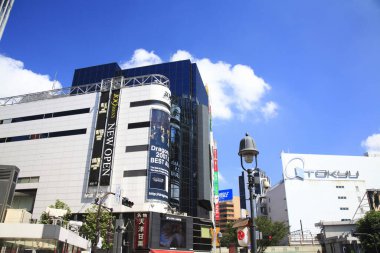 güzel modern şehir arka plan görüntüsü, şehir konsepti 