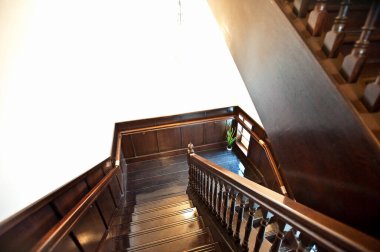 Eski tarz otelin içerisi.