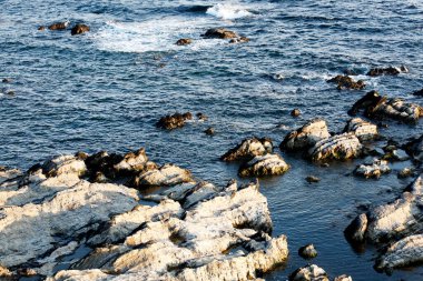 Güzel bir deniz manzarası. doğa arkaplanı