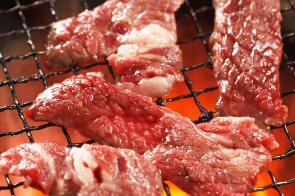Barbecue Carne Manzo Alla Griglia — Foto Stock