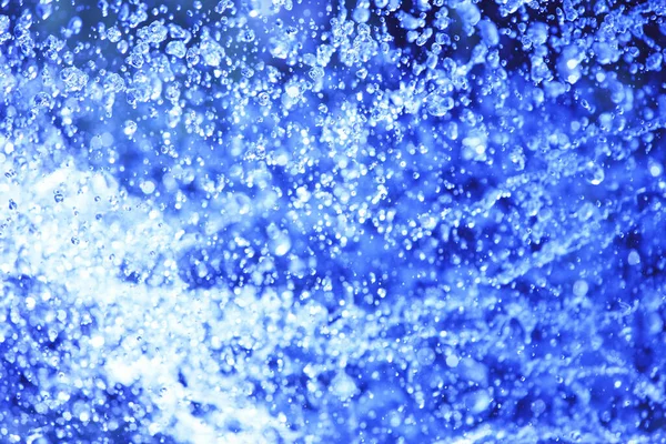 Wasserspritzer Abstrakter Blauer Hintergrund — Stockfoto