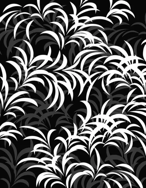 热带棕榈叶图案设计 — 图库照片