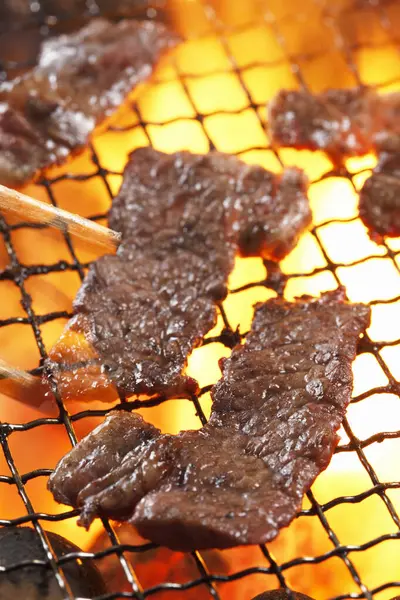 Barbecue Carne Manzo Alla Griglia — Foto Stock