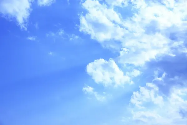 Bílé Mraky Modré Obloze Denní Pohled — Stock fotografie