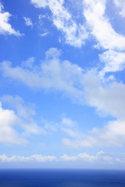 güzel bulutlu gökyüzü arkaplan görüntüsü 