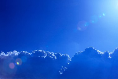 Gökyüzündeki güzel bulutlar, doğa