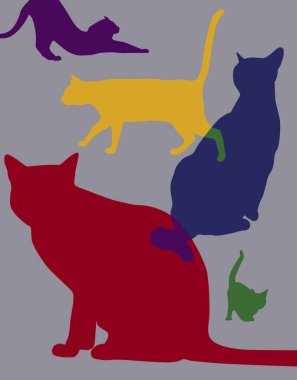 arka plan, sevimli kedilerle, hayvanlarla