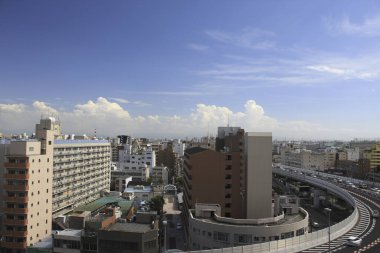 Şehir mimarisinin gerçek görüntüsü 