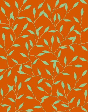 Soyut basit dalları Dikişsiz desen