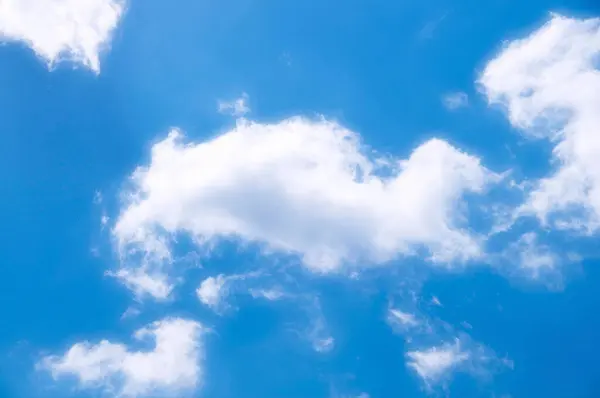 Hermoso Cielo Azul Con Nubes Blancas Fondo Naturaleza —  Fotos de Stock