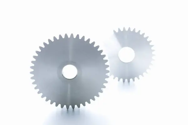 Gears Isolated White Background — Stock Photo, Image