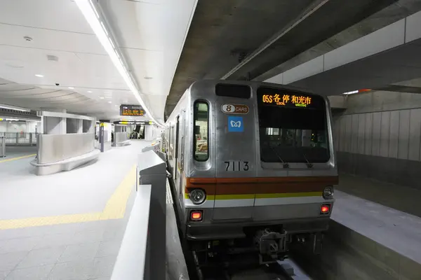 Modern Tunnelbana Interiör Kina — Stockfoto