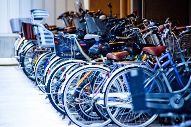 Yüksek Yoğunluklu Bisiklet Otoparkı Bisikletli Otoparkı