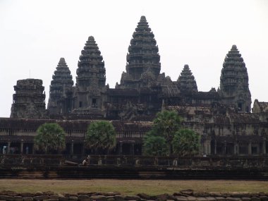 Antik Khmer mimarisi. Angkor Wat tapınağı. Kamboçya seyahatleri