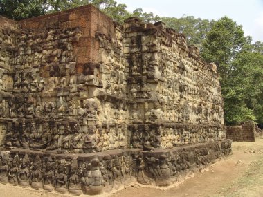 Antik Khmer mimarisi. Angkor Wat tapınağı. Kamboçya seyahatleri