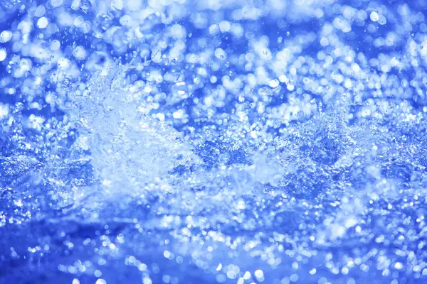Blaue Abstrakte Wassertropfen Hintergrund — Stockfoto