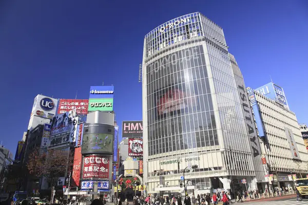 Shibuya Tokyo, Japonya'da geçiş Scramble