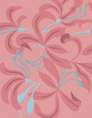 Resim, çiçek deseni, parmak izi.