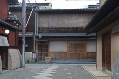 Eski geleneksel Asyalı mimari görüşü