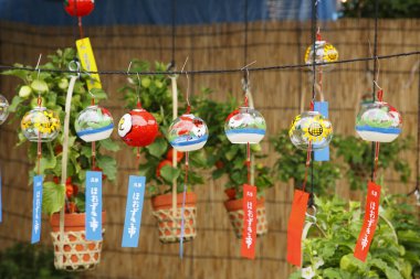 Geleneksel Japon Furin Rüzgar Çanları