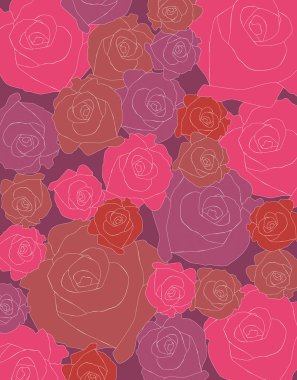 Resim, çiçek deseni, parmak izi.