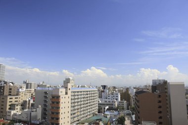 Şehir mimarisinin gerçek görüntüsü 