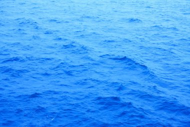 Mavi su arka planı. Su dalgalarıyla dokuma