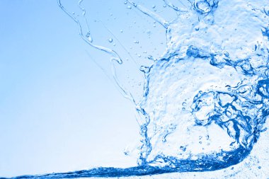 şeffaf su sıçrama arkaplanı.