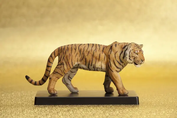 Beautiful Tiger Toy Closeup — Stock Photo, Image