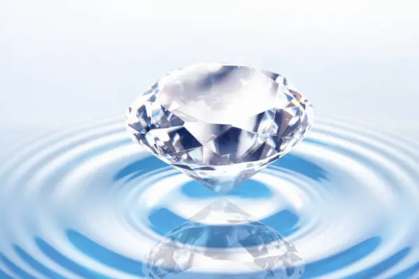 Diamond Water Surface Background — Stock Photo, Image