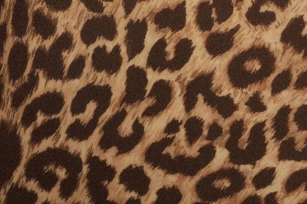 Fabric Texture Leopard Print — Stock Photo, Image