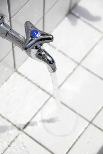 Water Tap Bathroom — Stock Photo, Image