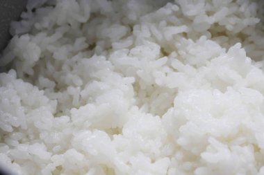 Kasedeki pirinç manzarasını kapat.