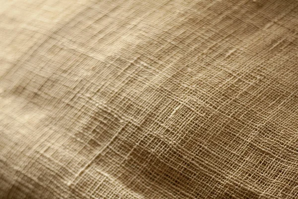Textur Aus Braunem Stoff Auf Hintergrund Nahaufnahme — Stockfoto