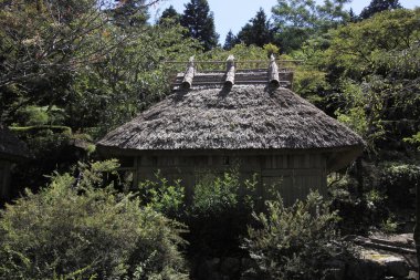 Geleneksel Japon evinin çatısı, Japonya